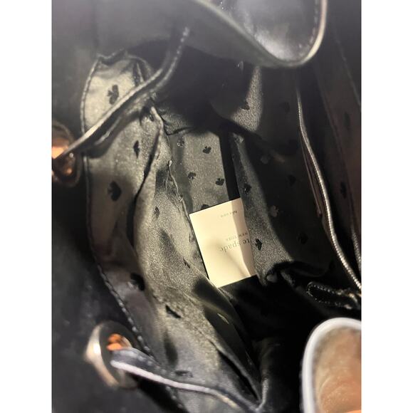 Kate Spade Mulberry Street Small Breezy Black Flap Backpack - Picture 10 of 11